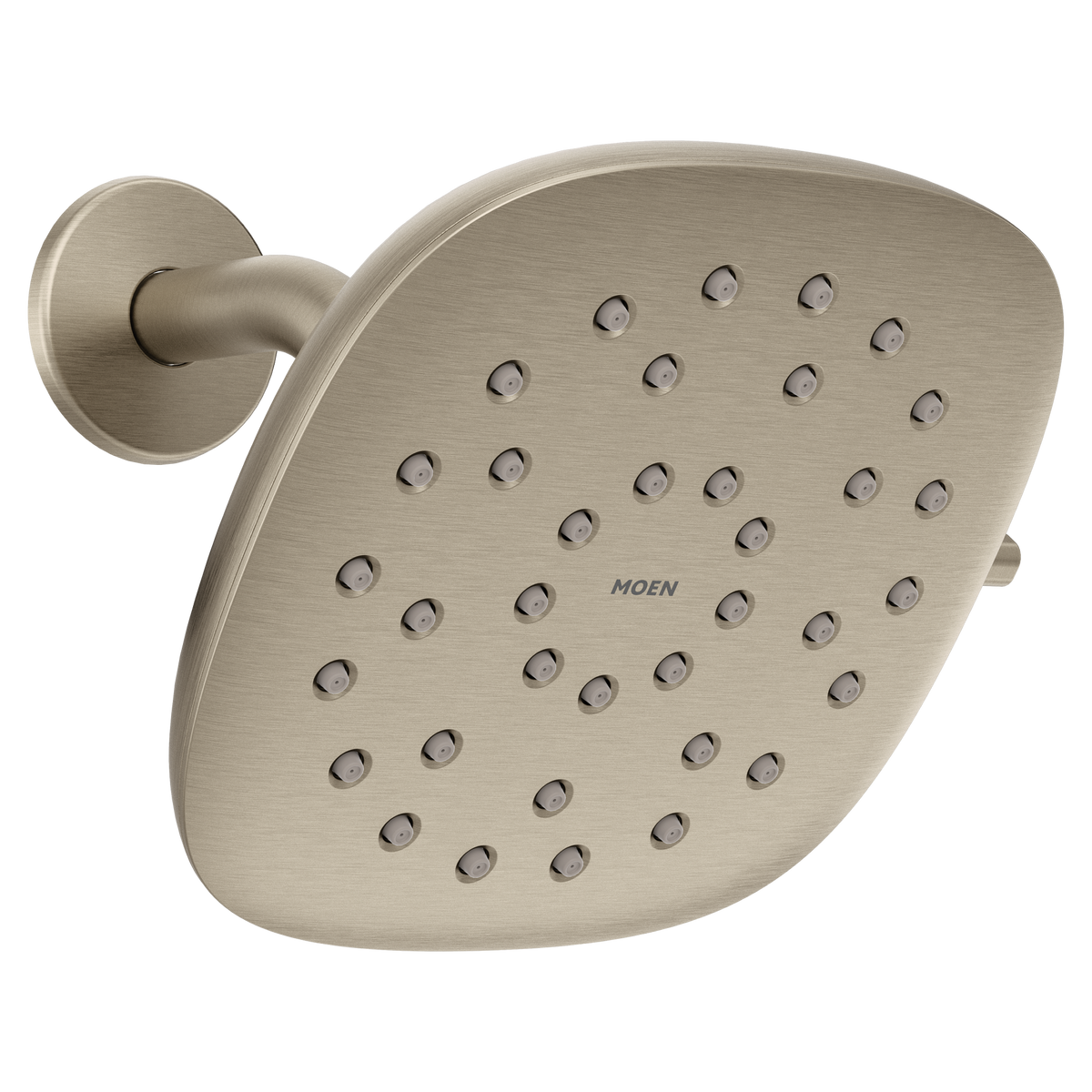 Moen Verso 7" Square Rainshower with Infiniti Dial In 220R5 in Brushed Nickel (220R5BN)