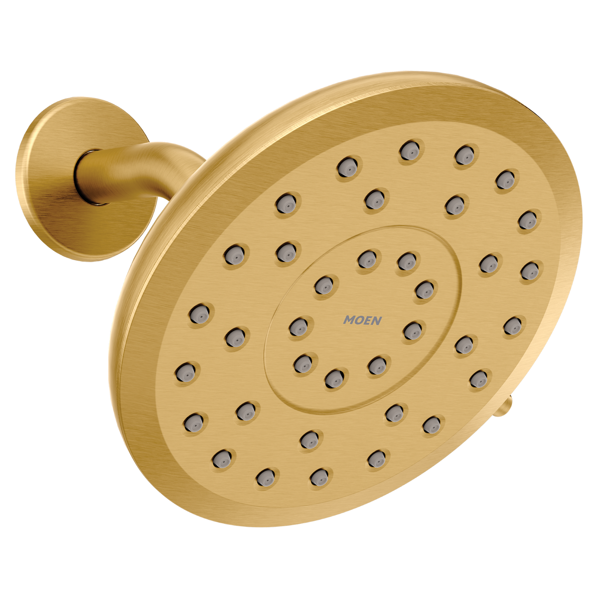 Moen Verso 7" Round Rainshower with Infiniti Dial In 220R7 in Brushed Gold (220R7BG)