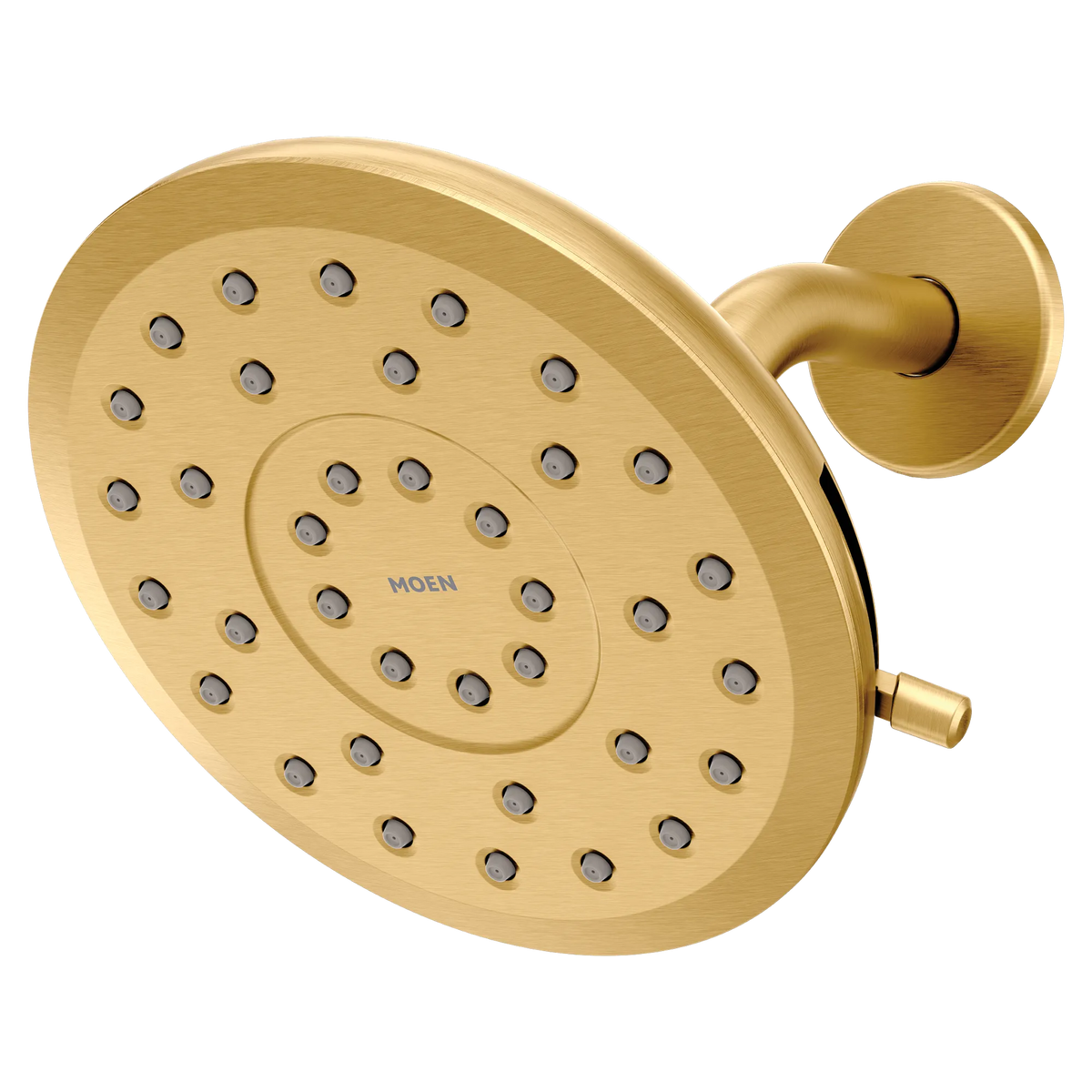 Moen Verso 7" Round Eco-Performance Rainshower with Infiniti Dial In 220R7EP in Brushed Gold (220R7EPBG) - view 2