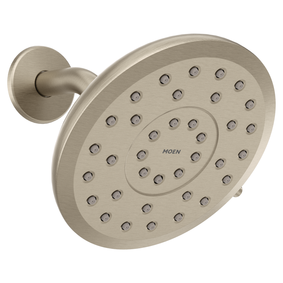 Moen Verso 7" Round Eco-Performance Rainshower with Infiniti Dial In 220R7EP in Brushed Nickel (220R7EPBN)