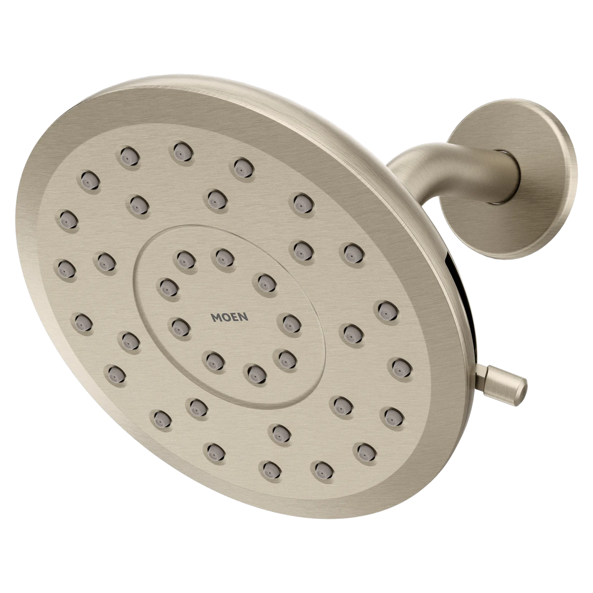 Moen Verso 7" Round Eco-Performance Rainshower with Infiniti Dial In 220R7EP in Brushed Nickel (220R7EPBN) - view 2