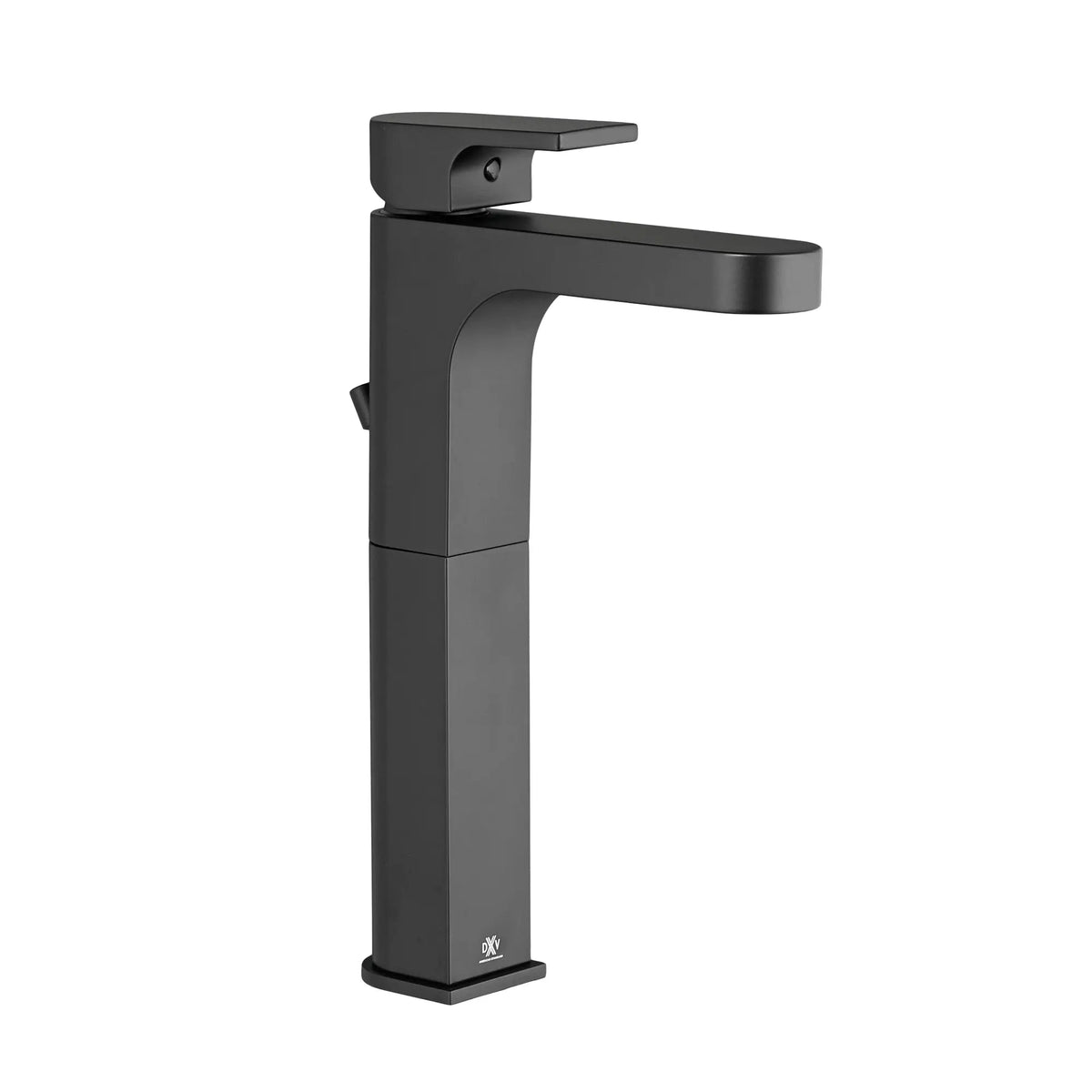 DXV Equility Single Handle Vessel Bathroom Faucet with Indicator Markings and Lever Handle in Matte Black (D35109150RB.243)