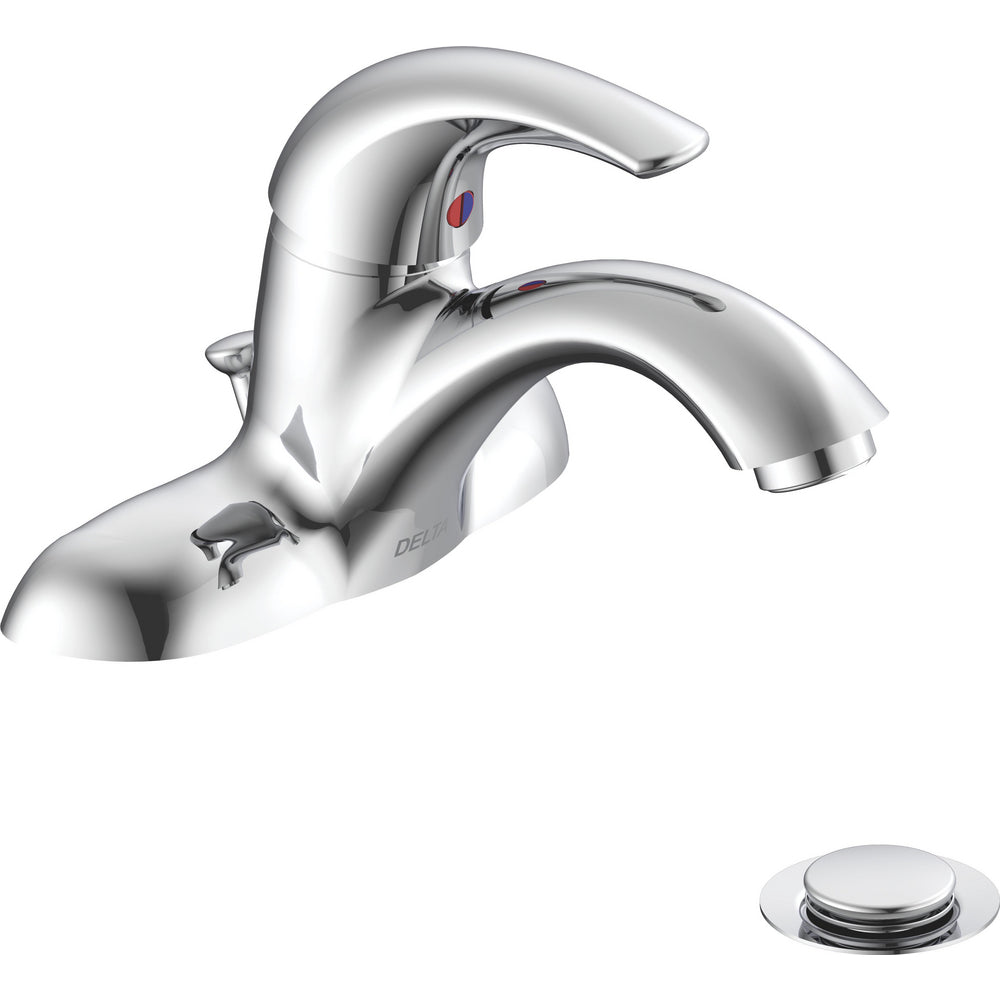 Delta Commercial 22C351 Single-Handle Centerset Lavatory Faucet with Pop-Up