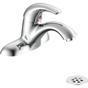 Delta Commercial 22C451 Single-Handle Centerset Lavatory Faucet with Grid Strainer - Chrome