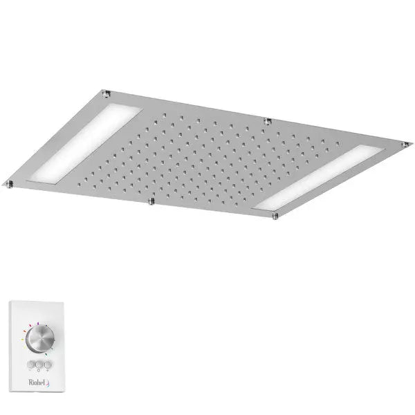 22" x 16 1/2" Built-In Showerhead With Led Light - Plumbing Market