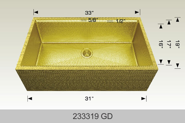Bosco 233319 33" x 19" Textured Multi-Level Series Multi-Level Kitchen Sink