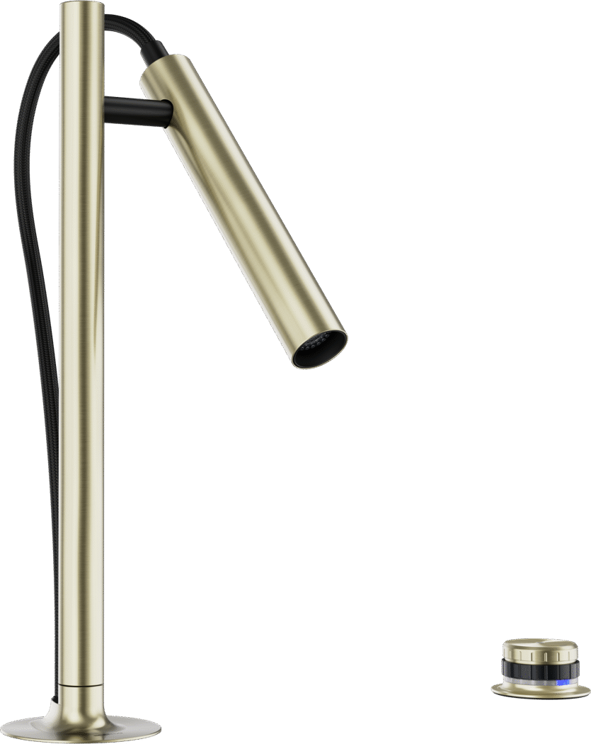 Blanco Luneoo kitchen faucet in Satin Gold