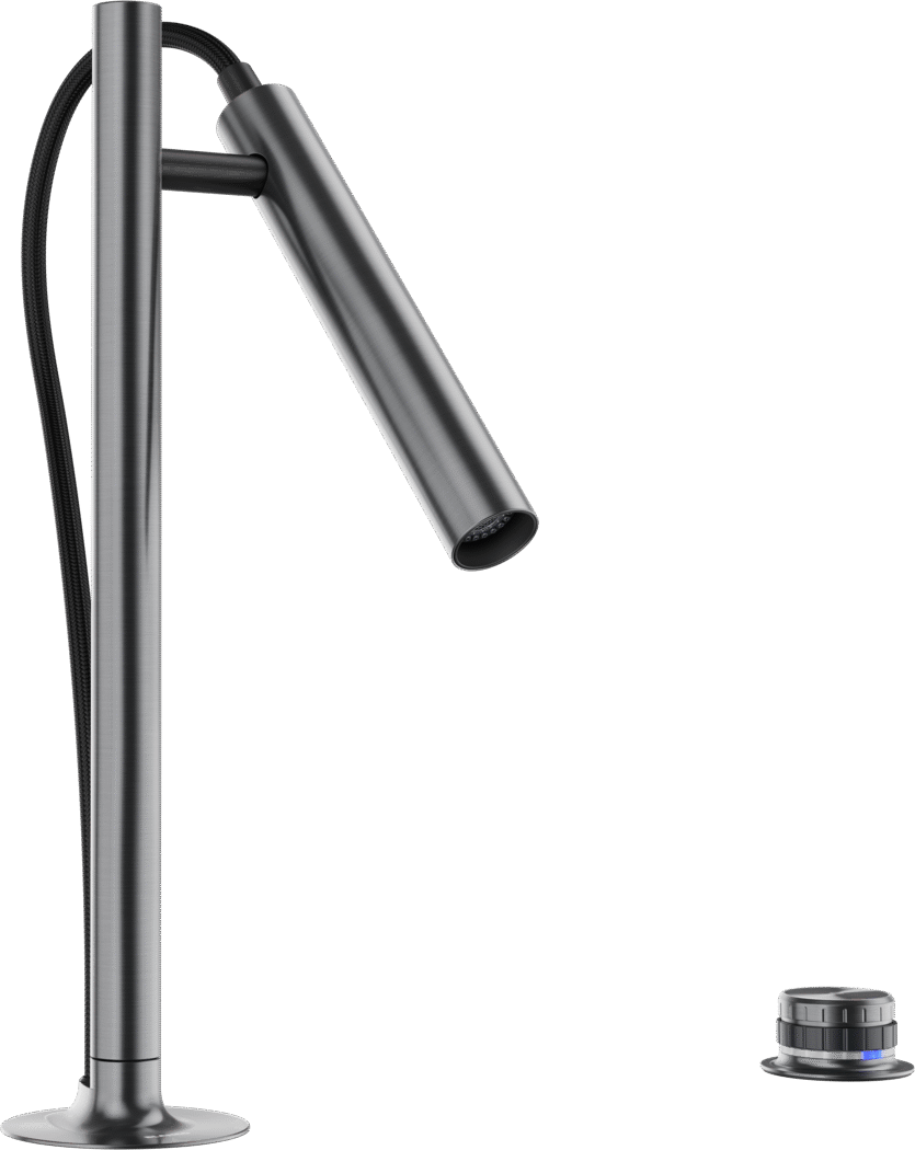 Blanco Luneoo kitchen faucet in Satin Dark Steel