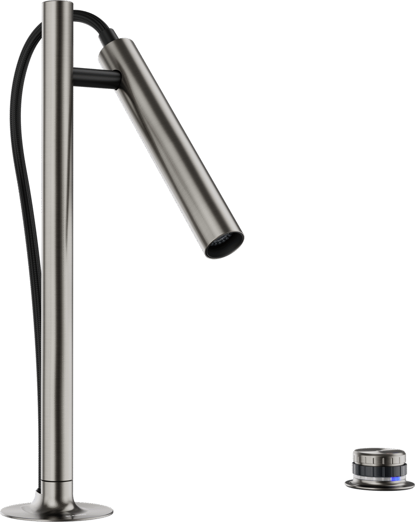 Blanco Luneoo kitchen faucet in Satin Platinum