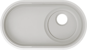 Blanco Oovalon 30 Undermount VELGRANIT Kitchen Sink in Cloud White