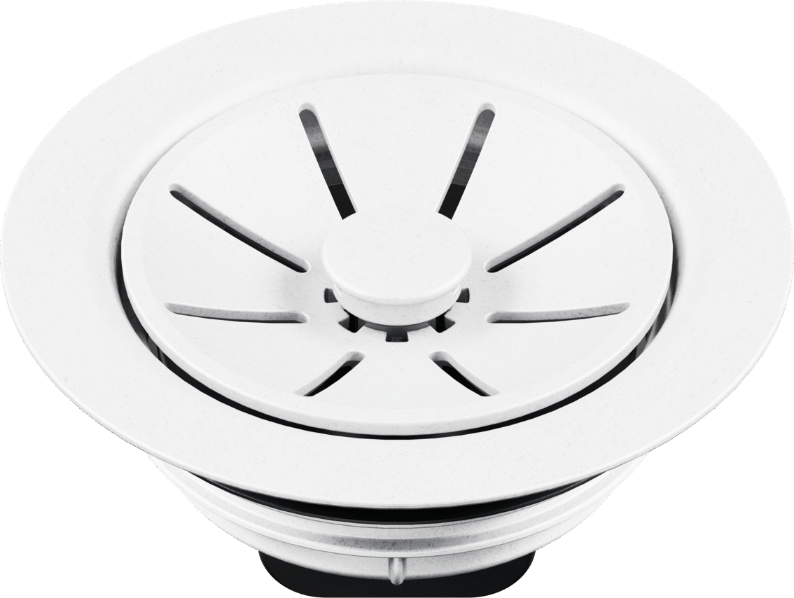 Blanco Plastic Waste Flange in SILGRANIT Colours in White
