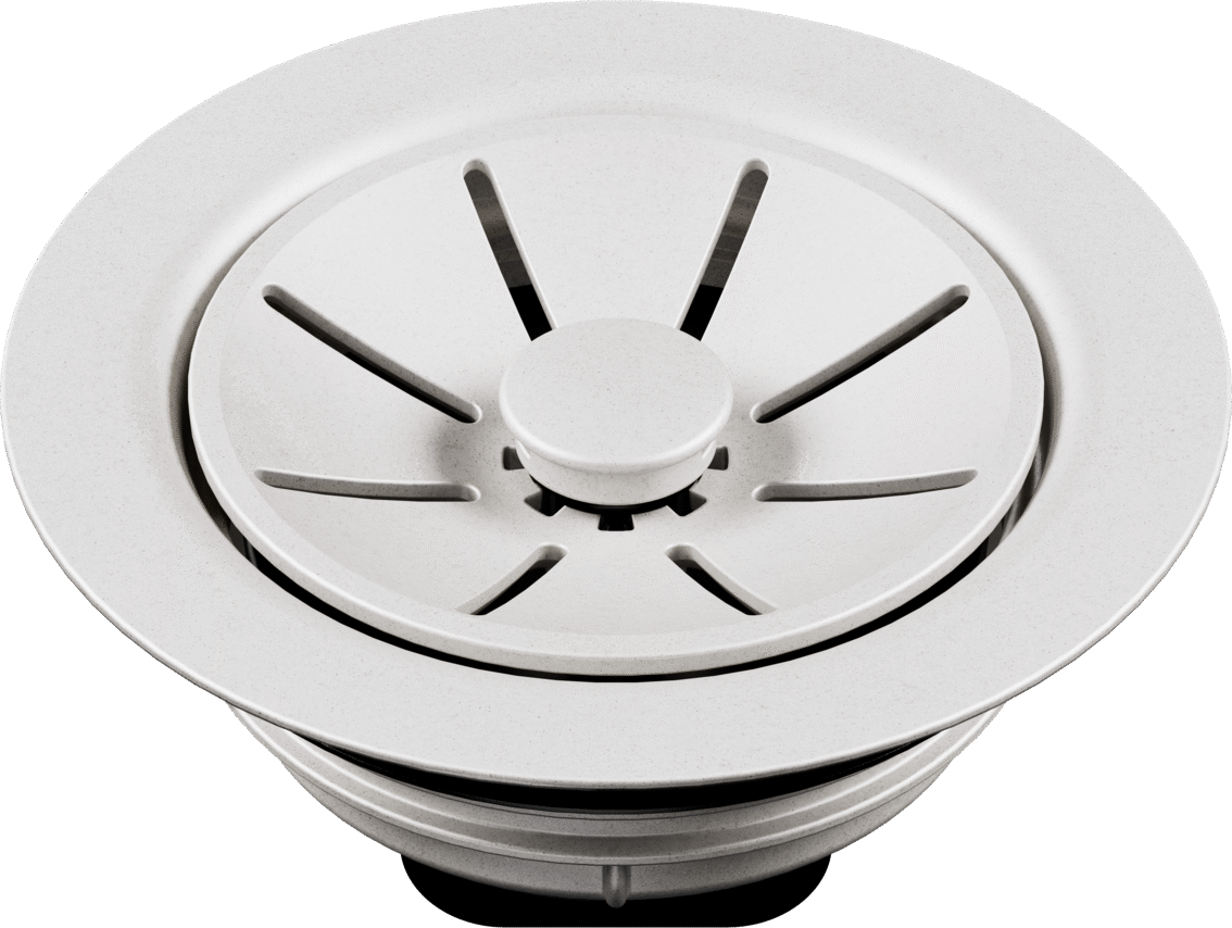 Blanco Plastic Waste Flange in SILGRANIT Colours in Soft White