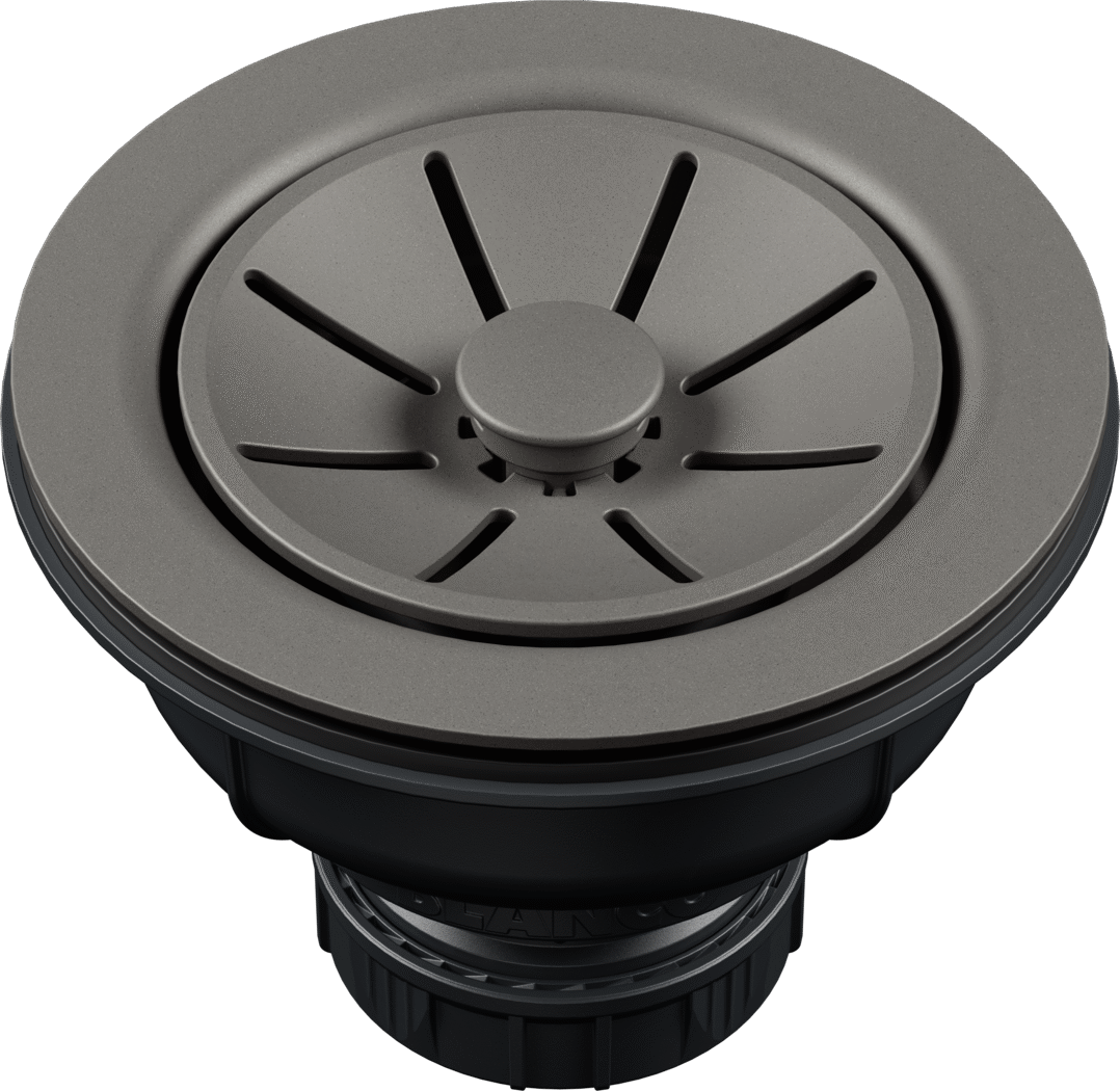 Blanco Plastic Basket Strainer in SILGRANIT Colours in Volcano Gray