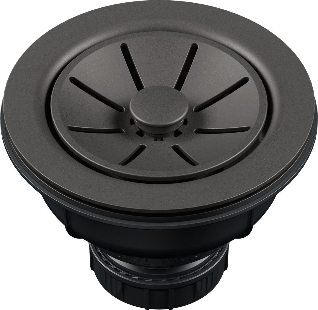 Blanco Plastic Basket Strainer in SILGRANIT Colours in Cinder