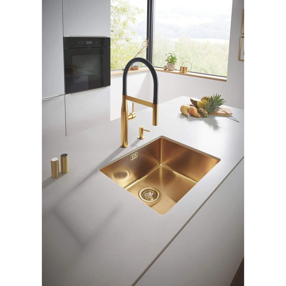 Grohe SOAP DISPENSER  Brushed Cool Sunrise 40535GN0 - Brushed Cool Sunrise