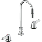 Delta Commercial 23C653 Two-Handle Widespread Lavatory Faucet with Gooseneck Spout