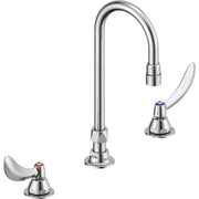 Delta Commercial 23C654 Two-Handle Widespread Lavatory Faucet with Gooseneck Spout - Chrome