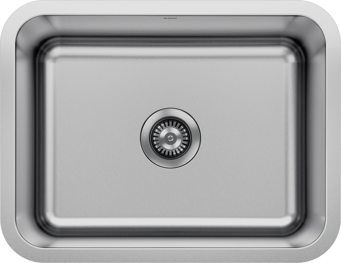 Blanco Stellar U1 23 1/8" Undermount Stainless Steel Kitchen Sink
