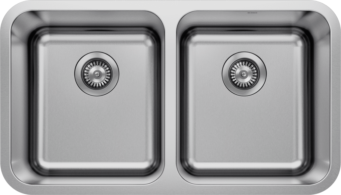 Blanco Stellar U2 31 1/4" Undermount Stainless Steel Kitchen Sink