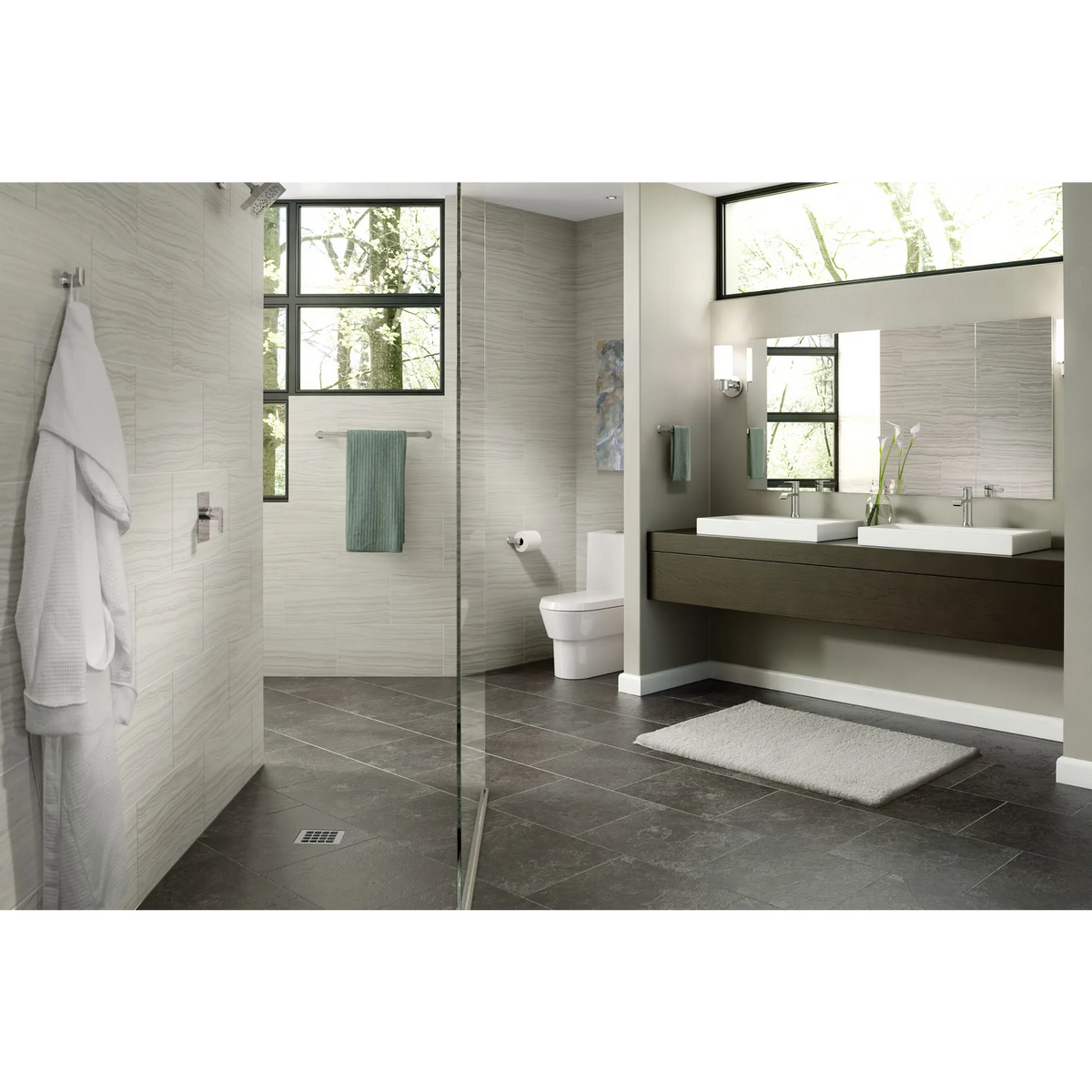 Moen Genta LX 24" Towel Bar BH3824 in Chrome (BH3824CH) - view 6