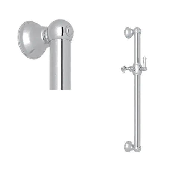 24" Grab Bar With Sliding Handshower Holder - Plumbing Market