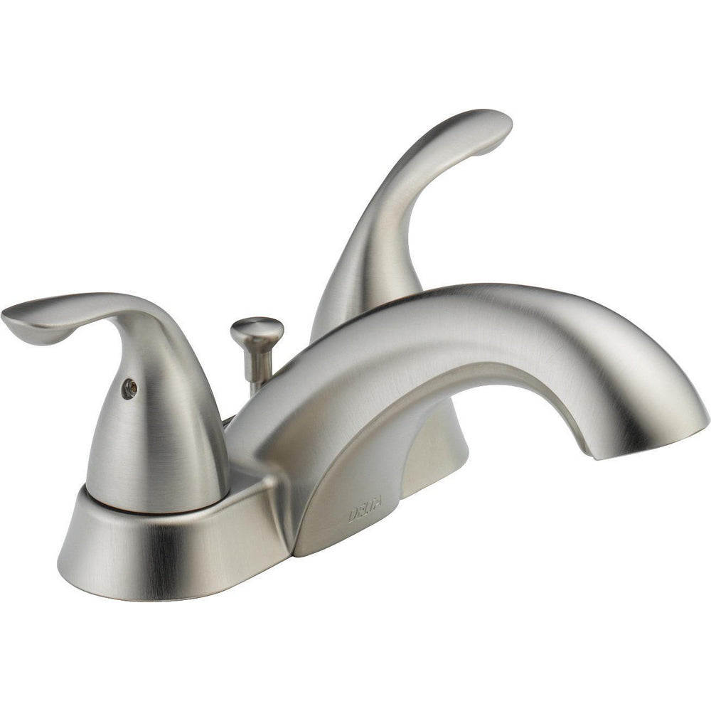 Delta Classic Two Handle Lavatory Faucet - Stainless