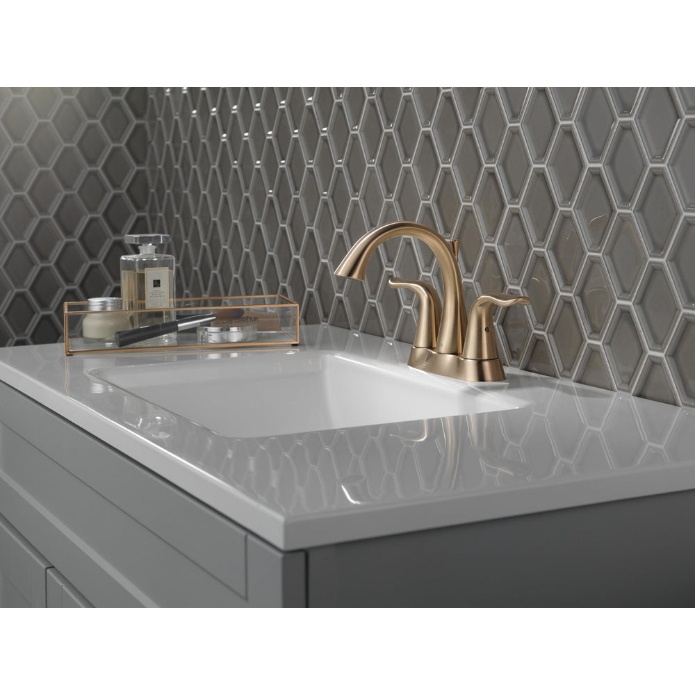 Delta Lahara Centerset Lavatory Faucet - Champagne Bronze