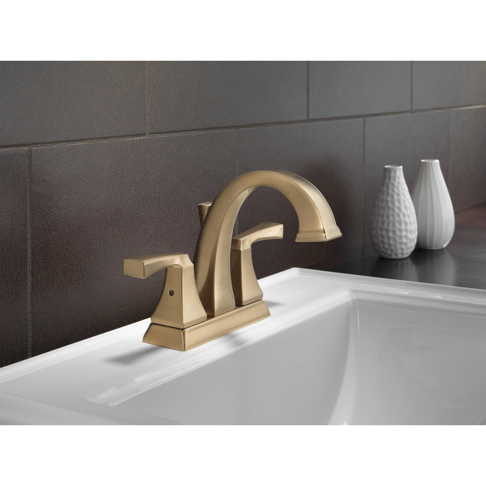 Delta Dryden Centerset Lavatory Faucet - Champagne Bronze