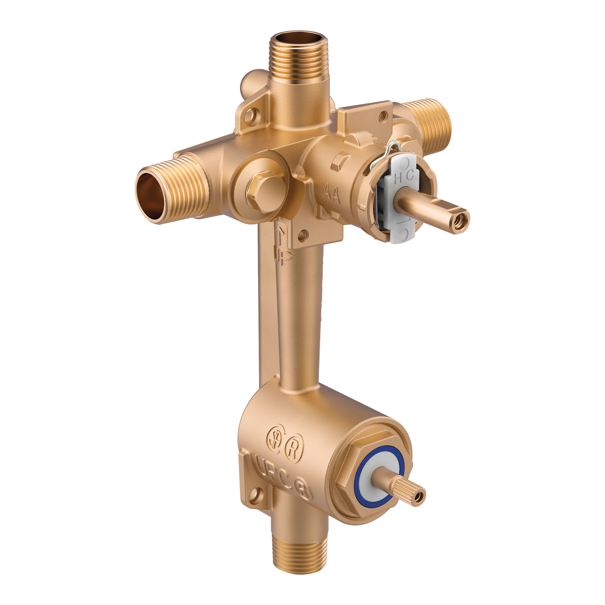 Moen M-Pact Posi-Temp with Diverter 1/2" CC IPS Connection Includes Pressure Balancing 2551 in Chrome (2551)