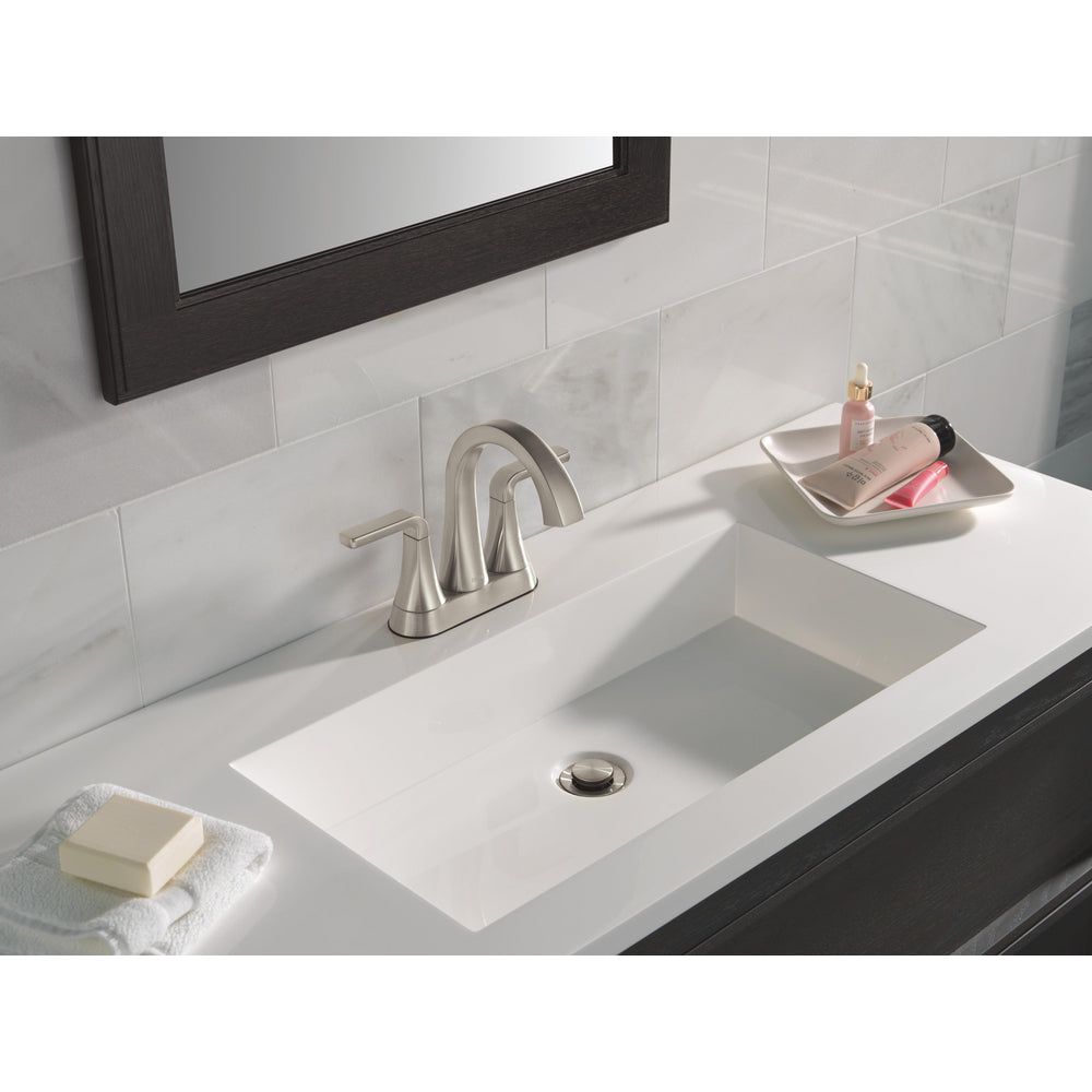 Delta LINEAX Two Handle Centerset Bathroom Faucet