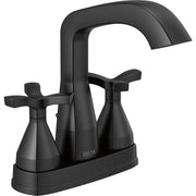 Delta Stryke Centerset Faucet - Matte Black