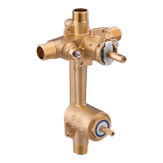 Moen M-Pact Posi-Temp with Diverter 1/2" CC IPS Connection Includes Pressure Balancing Stops 2581 in Chrome (2581)