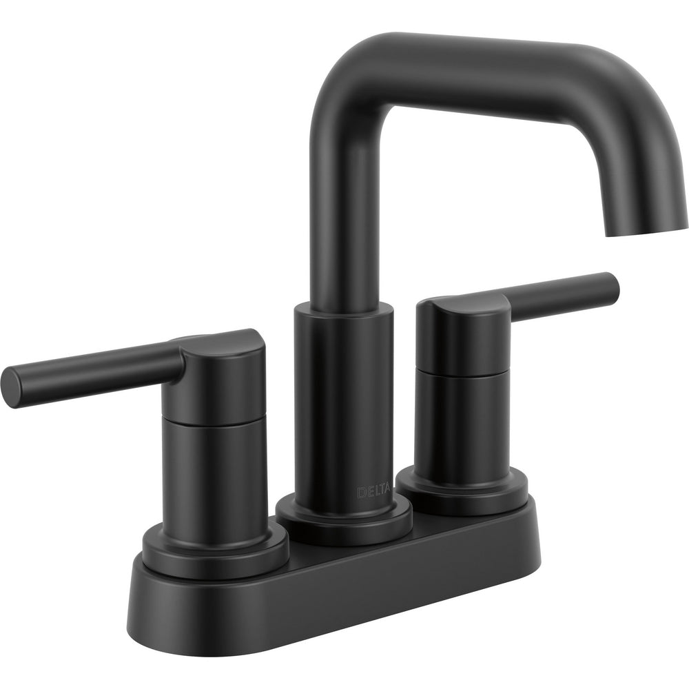Delta Nicoli Two Handle Centerset Bathroom Faucet 25849LF - Matte Black