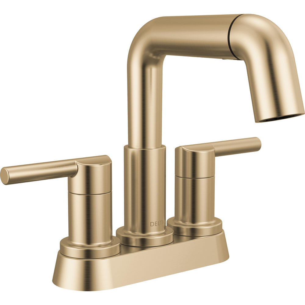 Delta Nicoli Two Handle Centerset Pull-Down Bathroom Faucet - Champagne Bronze