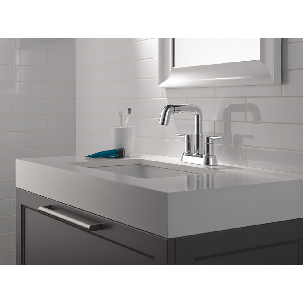 Delta Nicoli Two Handle Centerset Pull-Down Bathroom Faucet