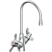 Delta Commercial 25C3957 Two-Handle Single Shank Mixing Faucet - Chrome