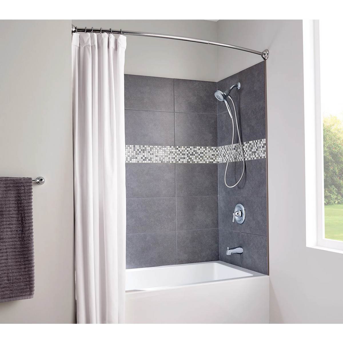 Moen Shower Curtain Rings SR2201 in Chrome (SR2201CH) - view 8