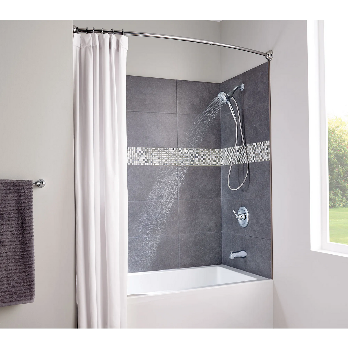 Moen Shower Curtain Rings SR2201 in Chrome (SR2201CH) - view 7