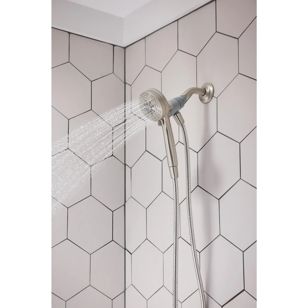 Moen Engage Six-Function 3 1/2" Diameter Spray Head Handheld Shower 26100 in Spot Resist Brushed Nickel (26100SRN) - view 3