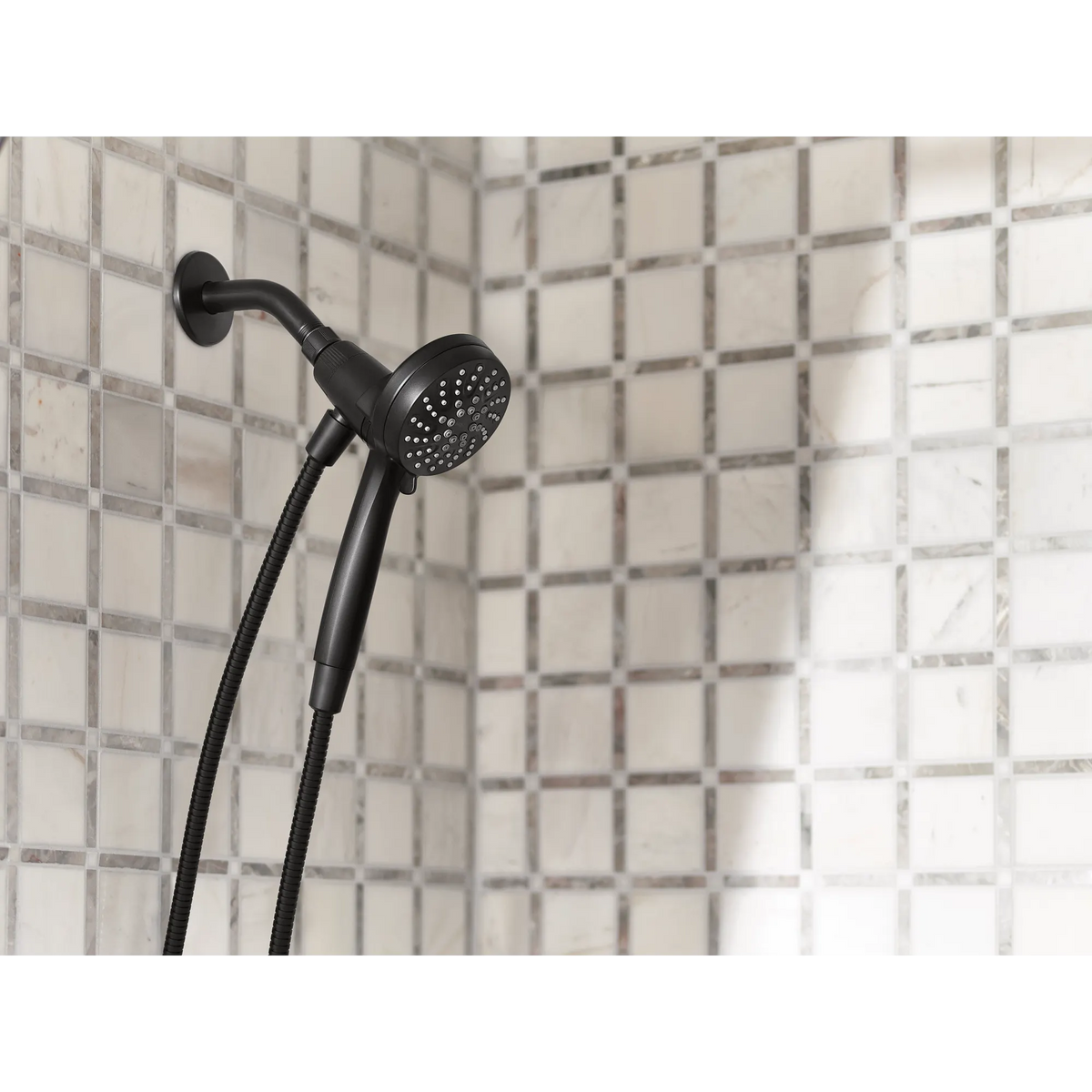 Moen Engage Six-Function Eco-Performance 3 1/2" Diameter Spray Head Handheld Shower 26100EP in Matte Black (26100EPBL) - view 3