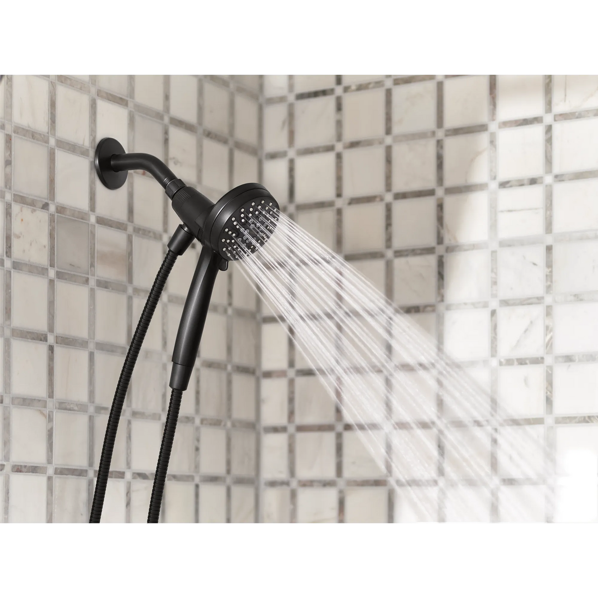 Moen Engage Six-Function 3 1/2" Diameter Spray Head Handheld Shower 26100 in Matte Black (26100BL) - view 3