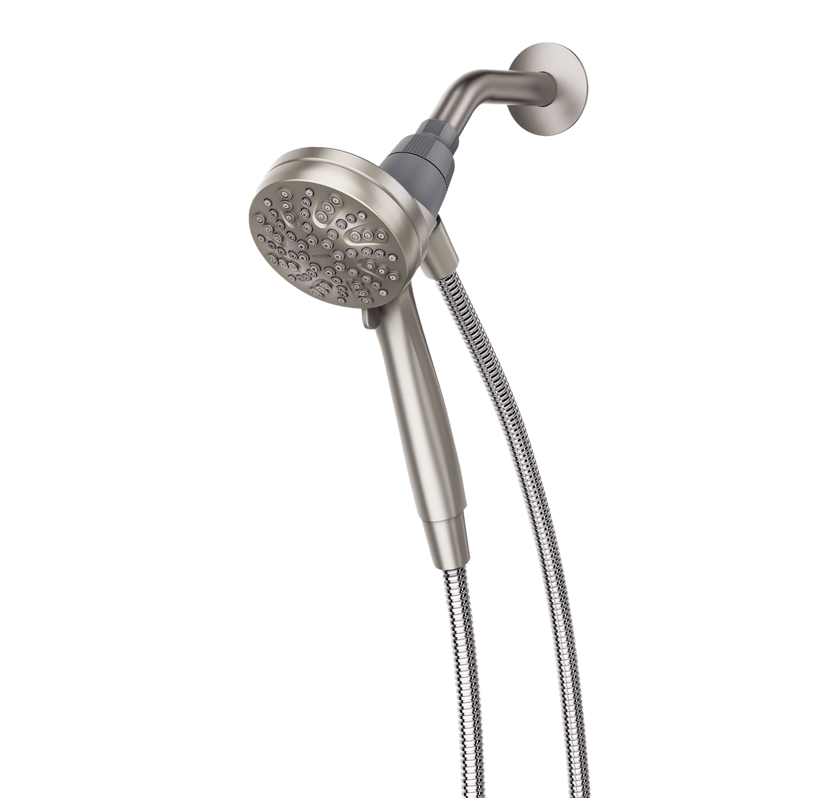 Moen Engage Six-Function 3 1/2" Diameter Spray Head Handheld Shower 26100 in Spot Resist Brushed Nickel (26100SRN)