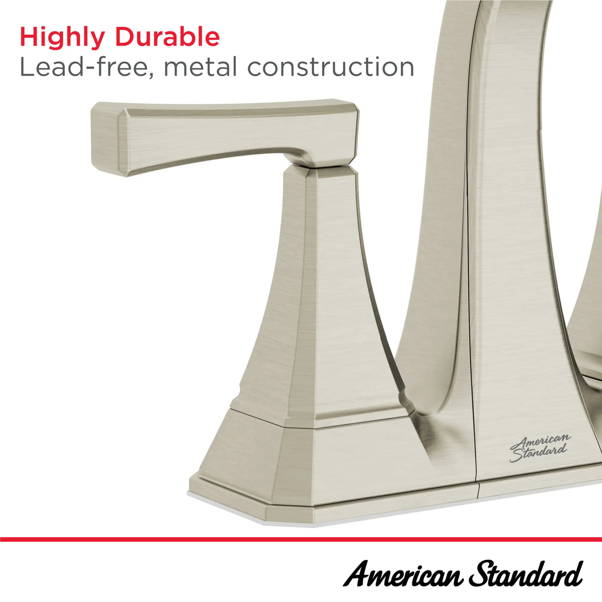 American Standard Westerly 4-In. Centerset 2-Handle Bathroom Faucet 1.2 GPM with Lever Handle