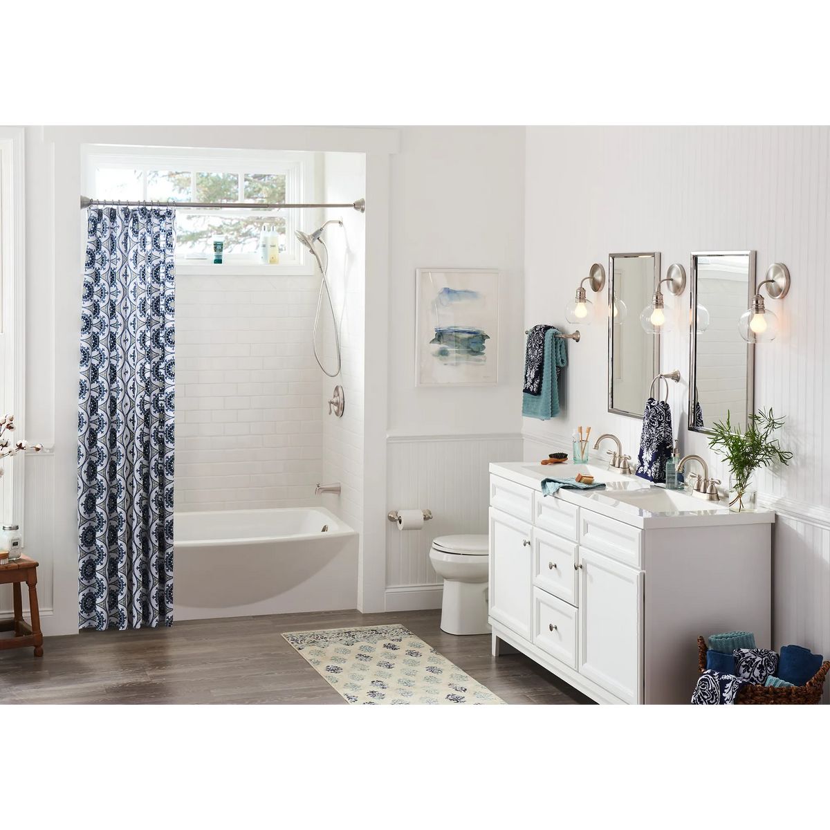 Moen Sage 24" Towel Bar DN6824 in Brushed Nickel (DN6824BN) - view 7