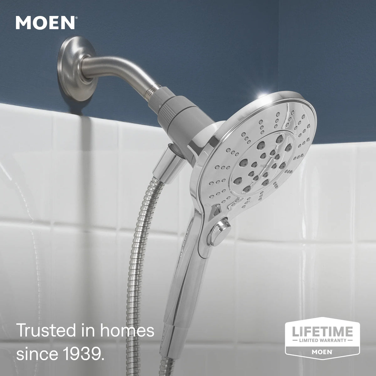 Moen Engage Six-Function 5 1/2" Diameter Spray Head Handheld Shower 26112 in Chrome (26112) - view 2