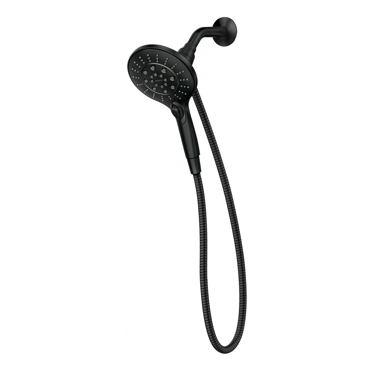 Moen Engage Six-Function 5 1/2" Diameter Spray Head Handheld Shower 26112 in Matte Black (26112BL)