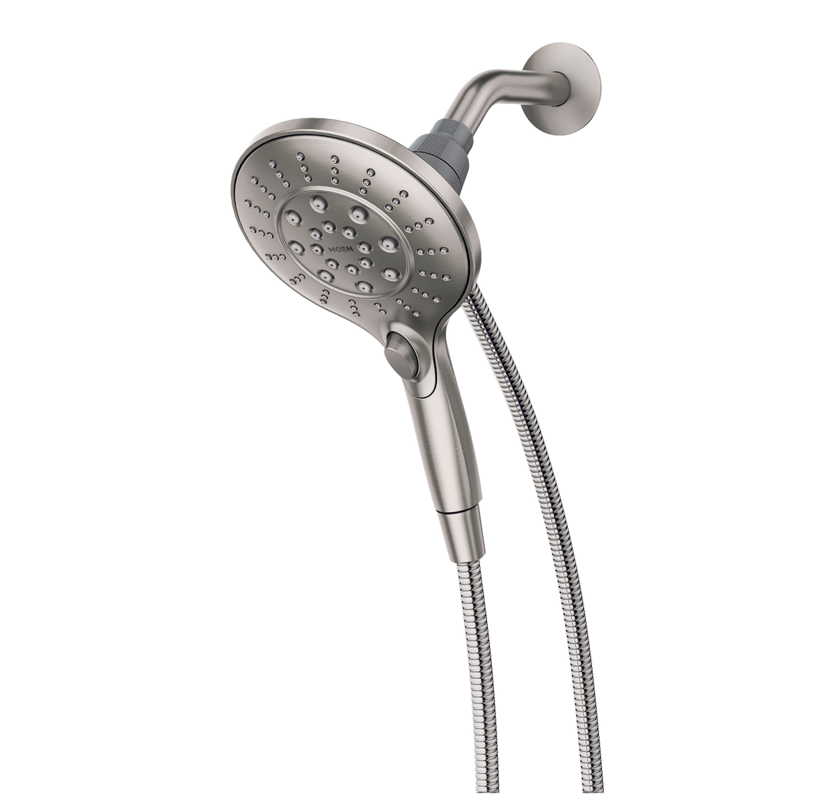 Moen Engage Six-Function 5 1/2" Diameter Spray Head Handheld Shower 26112 in Spot Resist Brushed Nickel (26112SRN)