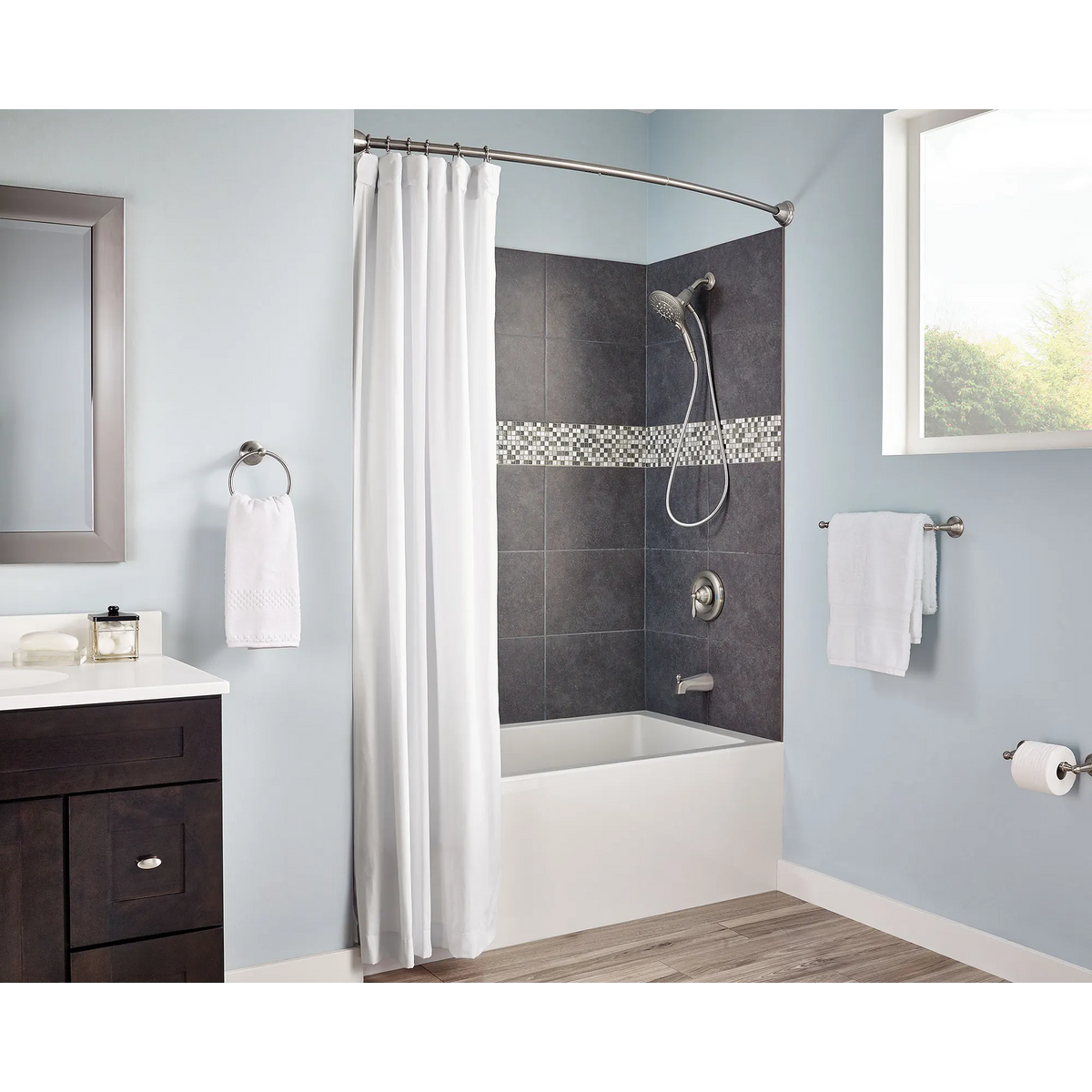 Moen Sage Towel Ring DN6886 in Brushed Nickel (DN6886BN) - view 7