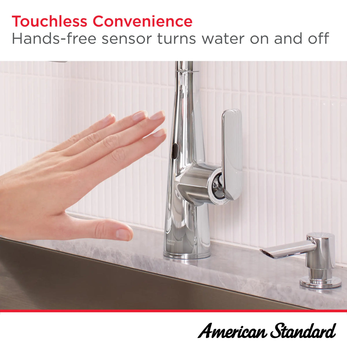 American Standard Aspirations Touchless Pull-Down Kitchen Faucet