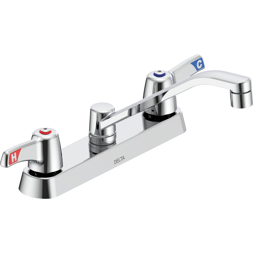 Delta Commercial 26C3143-TI Two-Handle Deck-Mount Sink Faucet